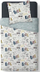 Set mbulese jorgani Today Kids First, 140x200 cm, 100% poliester, me motiv GIRL, shumngjyrsh