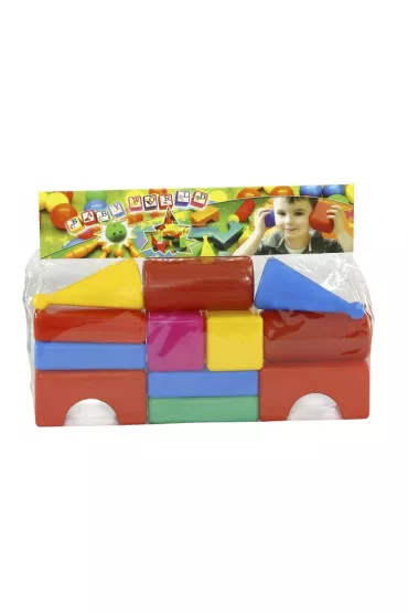 Lodra blloqe ndërtimi Baby World 25074, 11 elemente, për fëmijë 1+, shumëngjyrëshe