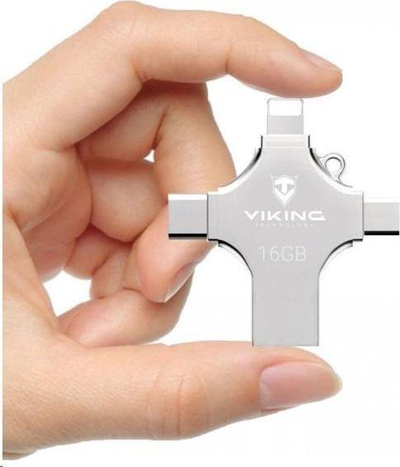 USB Viking VUF16GBS, 16GB, USB 3.0, gri