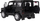 Makina me telekomandë Rastar Land Rover Defender, shkall 1:14, off road, e zezë