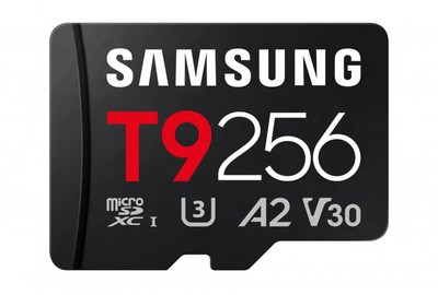 Kartë memorie Samsung T9 MB-MH256T, 256GB, MicroSDXC UHS-I, e zezë
