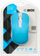 Maus iBOX LORIINI, wireless, USB, i bardhë dhe i kaltërt