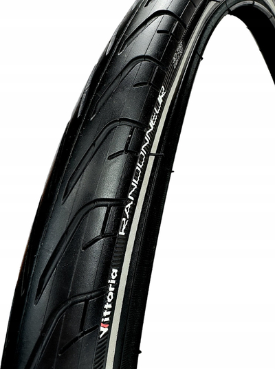 Gomë biçiklete Vittoria Randonneur Tech, 26 x 1.5", reflektuese, e zezë