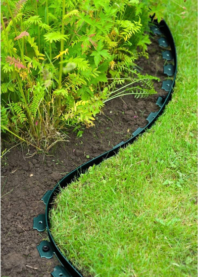 Bordurë kopshti Nature Garden, 5 cm x 10 m, plastike, jeshile