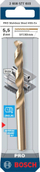 Spiral metal Bosch 2608577603 PRO HSS Co, 5.5mm, për inoks, ngjyrë ari