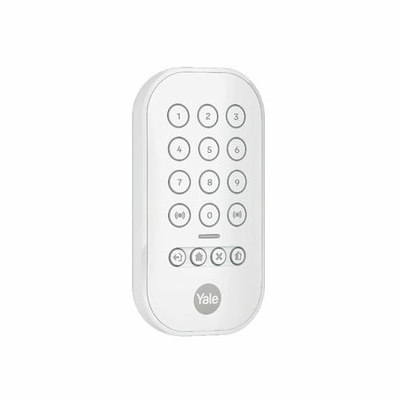 Tastierë alarmi Yale Keypad, për Yale Smart Alarm, me buton paniku, e bardhë