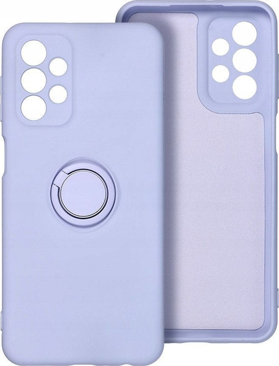 Këmishë mbrojtëse OEM për Samsung Galaxy A55 5G, silikon me unazë, lejla