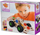 Дрвена конструкциска играчка Eichhorn Constructor, сет 35 делови, 3 во 1, разновидни бои
