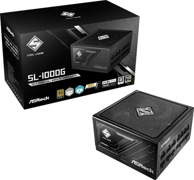 Furnizues energjie Asrock Steel Legend SL-1000G, 1000W, 80 Plus Gold, ATX