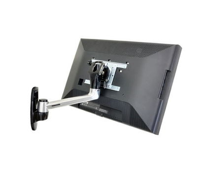 Mbajtëse muri për monitor Ergotron LX HD Wall Swing 45 268 026, deri 42\", deri 22.7 kg, zi‑argjend