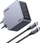 Karikues Ugreen Nexode Pro 160W GaN, 3x USB C, 1x USB A, gri