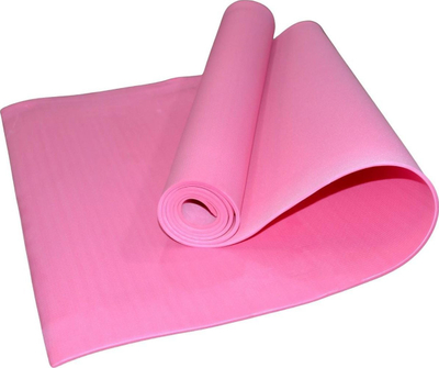 Tapet fitnesi XQMAX Yoga Pilates EVA, 180x60 cm, 4 mm, rozë