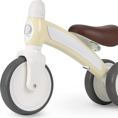 Biçikletë balance Qplay Sweetie Cream, 1–3 vjeç, deri 20 kg, bezhë