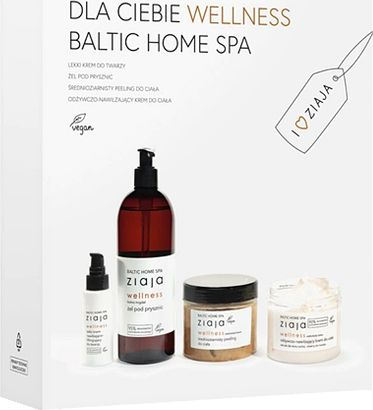 Set për kujdes trupi Ziaja Baltic Home Spa Wellness, mini, hidratues