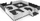 Dyshek puzzle shkumë Milly Mally Jolly 2x2, antirrëshqitës, gri