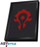 Fletore ABYstyle World of Warcraft Horde, 180 faqe, e zezë