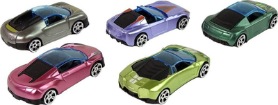 Set makina lodër Hi Speed, 5 copë, me mekanizëm tërhiq e lësho, shumëngjyrëshe