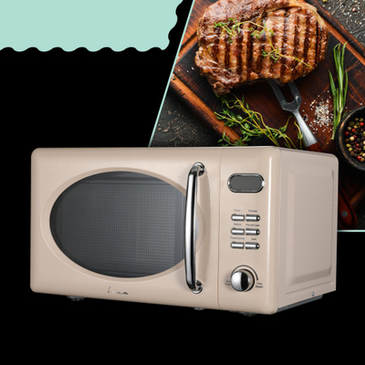Furra me mikrovalë Fram FMW-20DGCR, 20L, 700W, grill 800W, krem