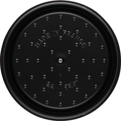 Tenxhere gize Staub La Cocotte, 6.75L, rrethore, ngjyrë bordo