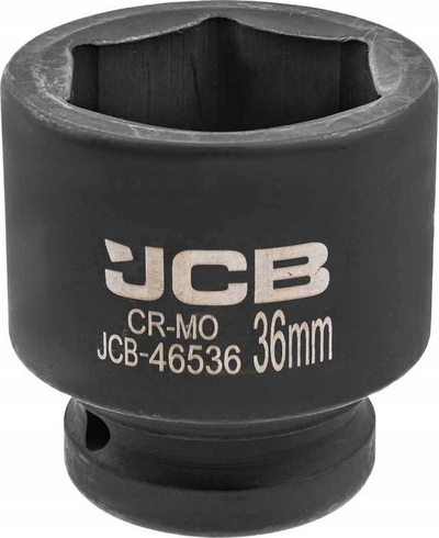 Gozhdë goditëse JCB 3/4", 36mm, 6 pika, e zezë