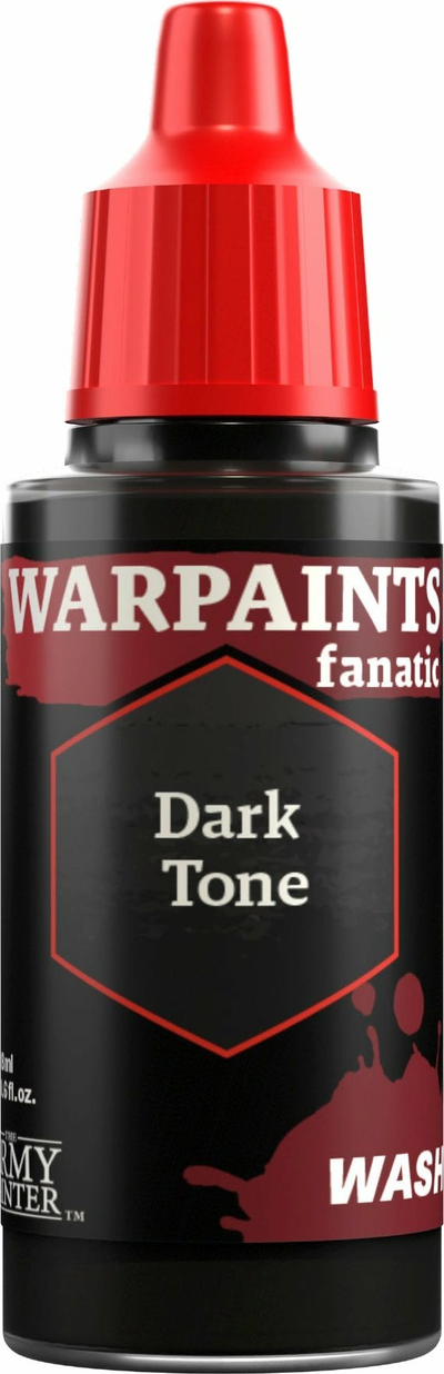 Bojë akrilike The Army Painter Warpaints Fanatic Wash Dark Tone, 18ml, e zezë
