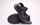 Sandale për burra 4F M 4FSS23FSANM019, material sintetik, me shirit ngjitës, të zeza