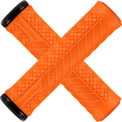 Gripa timoni Lizard Skins Charger Evo Lock-On, MTB, blaze portokalli