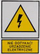 Tabela paralajmëruese Ergom TZO, 105 x 148 mm, "Mos prek, pajisje elektrike", 10 copë