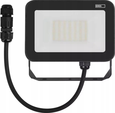 Reflektor LED Emos Profi ZS2632, 30W, dritë e bardhë neutrale, i zi