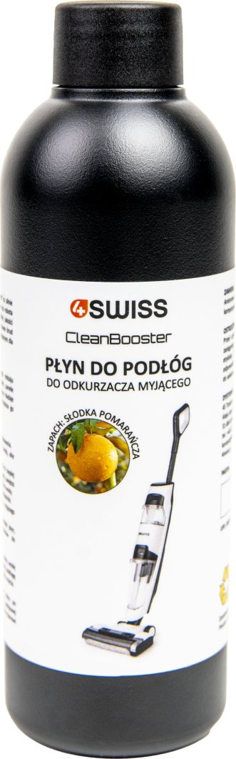 Средство за чистење подови за електрични правосмукалки 4Swiss VC024 Clean Booster, sweet orange, 0,2 л