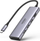 Docking stacion Ugreen UGR1078GRY, USB C 5 në 1, HDMI 4K, gri