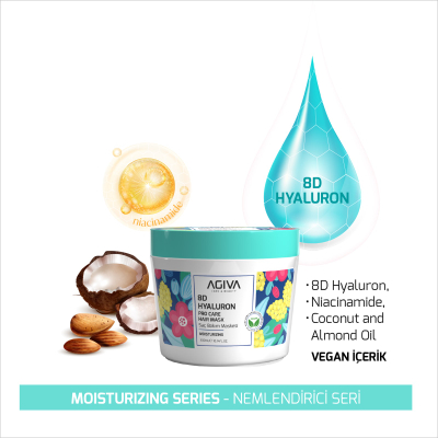 Maskë për flokë Agiva 8D Hyaluron, 300ml
