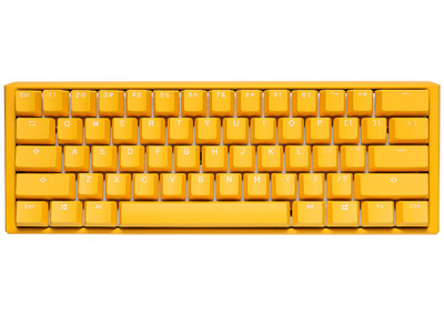 Tastierë Ducky One 3 Yellow Mini, Cherry MX Speed Silver, e verdhë