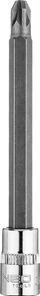 Bit kaçavidë Neo PZ3, 1/4" socket, 87mm, i gjatë