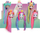 Lodër figurinë mace IMC Toys VIP Pets Cats, flokë 30 cm, aksesorë për stil, shumëngjyrëshe