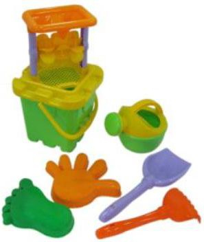Set rere Polesie Mill Accessories 35486, 39 cm, me kove dhe mulli, shumengjyresh