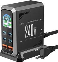 Karikues tavoline BlitzWolf BW-S31, 240W, 6 porta USB-C USB-A, i zi