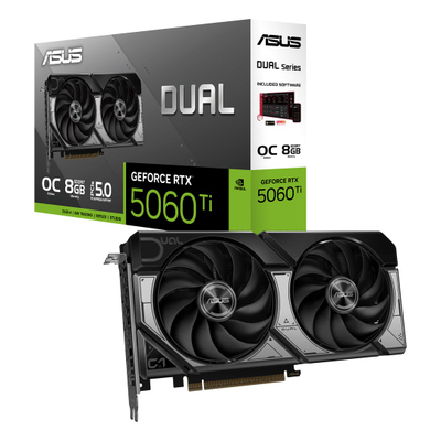 Kartelë grafike ASUS Dual NVIDIA GeForce RTX 5060 Ti, 8GB GDDR7