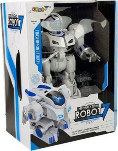 Lodër robot me telekomandë LEANToys K4 (8448), i bardhë