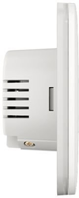 Çelës drite SMART Ajax SOLOBUTTON 2GANG 45120, i bardhë