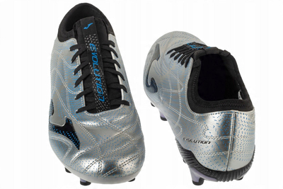 Këpucë futbolli Joma Evolution 2512 FG, lëkurë sintetike, për burra, nr 46, ngjyrë argjendi