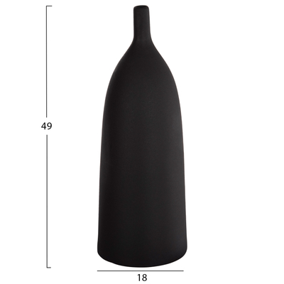 Dekor tavoline qeramike Galad Φ18x49Hcm (HM4633.02), zezë