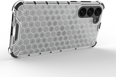 Kapak Honeycomb për Samsung Galaxy S23 Plus, mbrojtës hibrid kundra goditjeve, i zi