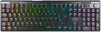 Tastierë mekanike Cherry Xtrfy MX 10.1 Wireless, RGB, wireless dhe me kabllo, e zezë