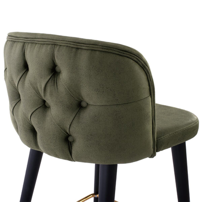 Karrige bar Marcello nubuck 50×49.5×101.5 cm (HM9280.13), gjelbër