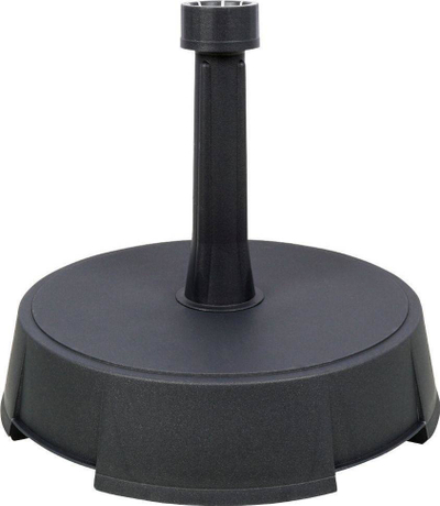 Bazë çadre kopshti e rëndë, 15 kg, metal, e zezë