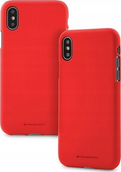 Këllef telefoni Mercury Jelly për Samsung Galaxy Note 8, TPU, i kuq