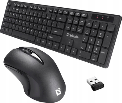Set tastjere edhe mi kompjutri Defender Lima C-993 RF, pa tel, 1000 dpi, i zi