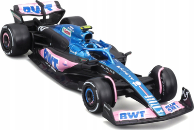 Makine model Bburago Alpine A523 #10 Pierre Gasly, diecast 1/43, blu rozë e zezë