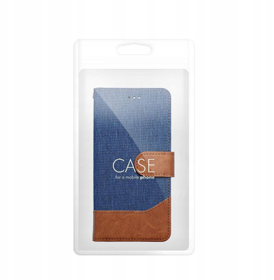 Mbulesë telefoni Jeans Book Case për Xiaomi Redmi 14C, tip libër, blu